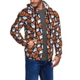 thumbnail image 3 of Zip Up Hoodies for Men - cartoon halloween elements Long Sleeve Comfrt Men'S Fashion Hoodies & Sweatshirts, Jackets for Men Hoodies Pullover Clothing Clothes with Pouch, 3 of 5