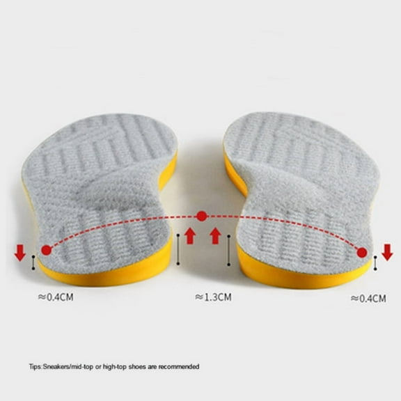 Orthopedic Shoe Insoles for Men & Women – Leg Shape Correction, Flat Feet, O/X Legs, Arch Support, Inward/Outward Foot Alignment