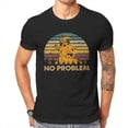 thumbnail image 2 of No Problem Hipster T-Shirt ALF The Animated Series Men Harajuku Fabric Streetwear T Shirt Fashion O-neck Oversized Tshirt Tops, 2 of 7