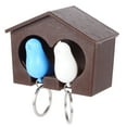 thumbnail image 4 of GOOHOCHY 1 Set Birdhouse Shaped Key Ring Holder Wall Mount Keychain Organizer for Home Dorm, 4 of 6