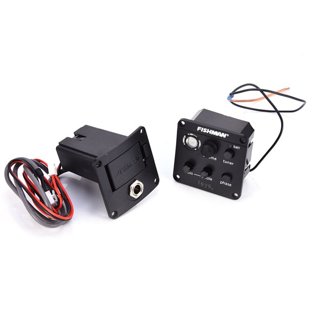 Fishman Isys+ Acoustic Guitar Pickup Onboard Preamps 2 Band EQ