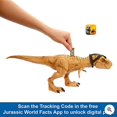 thumbnail image 5 of Jurassic World Hunt N' Chomp Tyrannosaurus Rex Dinosaur Toy Figure With Sound, 5 of 5