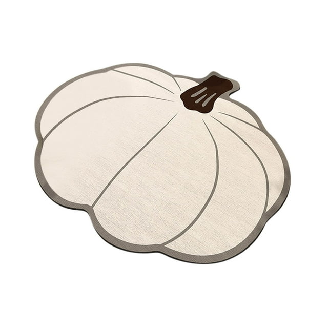 Thanksgiving Tabletop Drying Pad 10 in x 12 in Non-Slip Absorbent Mat with Rubber Backing for Countertops Coffee Tables