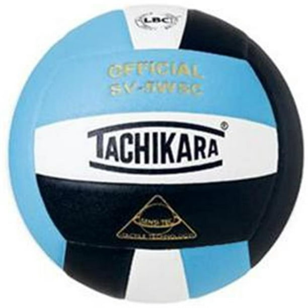 Tachikara SV5WSC.PBWB Sensi-Tec Composite High Performance Volleyball - Poudre Bleu-Blanc-Noir