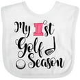 thumbnail image 3 of Inktastic My 1st Golf Season Girls Baby Bib, 3 of 4