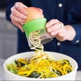 thumbnail image 4 of Cortadora de verduras de tornillo de mano y traje de afeitadora de verduras, espiralizador de calabacines, fabricante de Zoodles pequeños, Mini cortadora, 4 of 5
