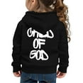 thumbnail image 4 of MAWOTEA Child of God Double Side Print,Girls hoodie Fleece Lined Made From 50% Cotton 50% Polyster,Long Sleeve Design Size 5 Years- Size 12 Years, 4 of 8