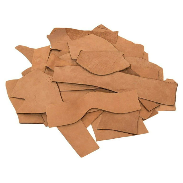 Sale 2 Lbs Brown Medium-large Scrap Leather Pieces for Jewelry