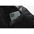 thumbnail image 5 of Men's PU leather jacket plus velvet label contrast color coat motorcycle racing suit, 5 of 8