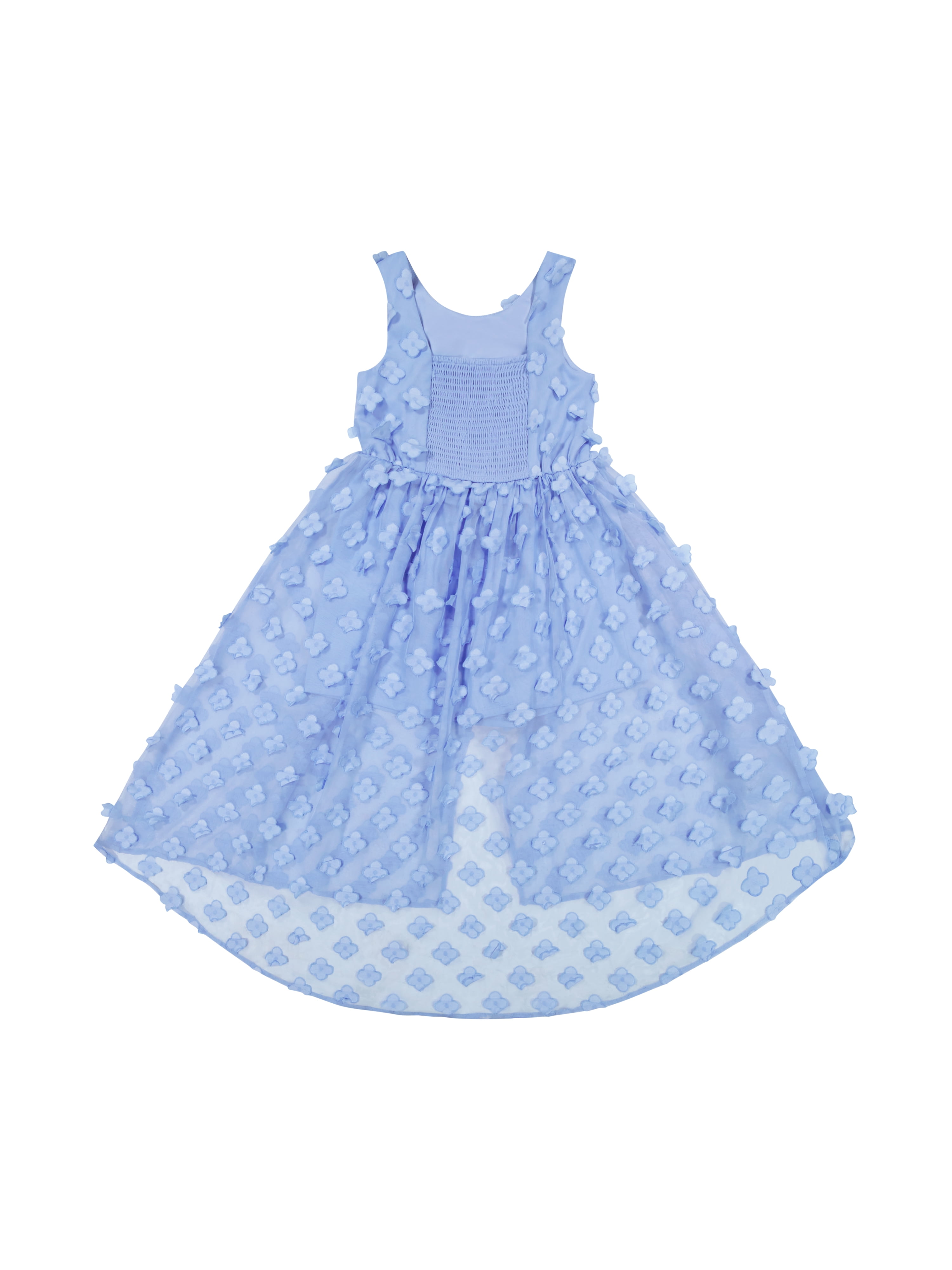 Kensie Girl Sleeveless 3D Flower Chiffon Walk Through Dress, Sizes 4-16