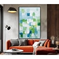 thumbnail image 3 of Large Abstract Painting Handmade Acrylic On Canvas Stunning Home Decor Vibrant Canvas Painting Housewarming Gift Wall Art, 3 of 9