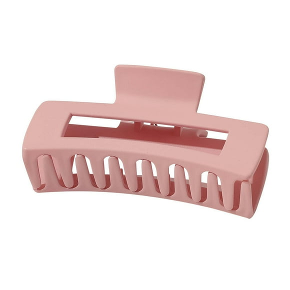 MAUXDA Large Hair Claw Clips, Large Claw Clips for Thick Hair, Non-slip Big Square Matte Hair Clips for Women Thick Thin Hair, Strong Hold Banana Clips