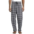 thumbnail image 2 of Hanes Mens Plaid Woven Blend Lounge Pajama Sleep Pant 41740-Medium (Black Plaid), 2 of 3
