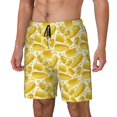 thumbnail image 1 of Fotbe Ears Of Corn Traje de Baño para Hombre – Shorts de Natación de Secado Rápido con Forro y Bolsillos-Small, 1 of 6
