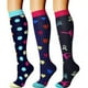 thumbnail image 1 of Calcetines de ciclismo para mujer, 3 pares, soporte para correr y andar en bicicleta al aire libre, calcetines cálidos de poliéster para mujer., 1 of 2