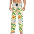 thumbnail image 7 of FORMRS Mens Pajama Pants with Pockets Sleepwear Lounge Bottoms Sizes S-2XL, Retro Pink Floral, 7 of 7