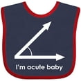 thumbnail image 3 of Inktastic I'm Acute Baby Boys or Girls Baby Bib, 3 of 4