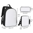 thumbnail image 2 of Soccer Print 3 Pcs Kids Backpack Sets Lightweight School Backpack Set with Lunch Box and Pencil Box for Teens Students Boys Bookbag Casual Daypack Travel Bag, 2 of 6