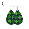 thumbnail image 2 of Pendientes Joyas en forma de gota verde Regalo de vacaciones para mujer oso de fresa Electrónica, 2 of 2