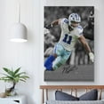 thumbnail image 5 of Micah Parson Signed Poster Wall Art Poster Scroll Canvas Painting Picture Living Room Decor Home 16x24inch(40x60cm), 5 of 6