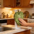 thumbnail image 2 of Leaf Shaped Hand Towels Hanging Kitchen Towels with Hanging Loop Absorbent, and Lint-Free for Bath Kitchen Green, 2 of 6