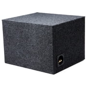 Car Audio Single 12 Vented Subwoofer Stereo Sub Box Ported Enclosure 5/8 MDF