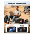 thumbnail image 5 of 1000W Power Inverter 12V to 120V AC, Modified Sine Wave Converter with USB-C, 2 AC Outlets, LED Indicator - RV Truck Camping, 5 of 8