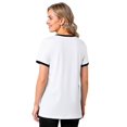 thumbnail image 6 of Woman Within Plus Size Contrast Tee 2-Pack, 6 of 6