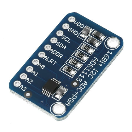 

Gupbes 1pc ADS1115 16-Bit I2C ADC Development Board Analog to Digital Converter Module ADC ADC Module
