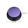 thumbnail image 3 of Hogloyecr Voice Recording Button, Dog Buttons for Communication Pet Training Buzzer, 30 Second Record & Playback, Funny Gift for Study Office Home A 1PCS, 3 of 6