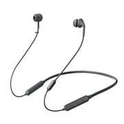 233621 Wave. Bluetooth 5.0 Wireless Neckband Headphones. 15 Hrs Playtime, Stable, Reliable, Fast Pairing, Bluetooth 5.0, Calling Noise Reduction, IPX5 Waterproof & Skin-Friendly (Black)