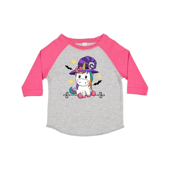 Inktastic Halloween Girls Unicorn Witch Girls Toddler T-Shirt