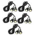 thumbnail image 1 of Unique Bargains 10x 3W White LED Eagle Eye Car Motorcycle DRL Daytime Running Tail Backup Light, 1 of 2