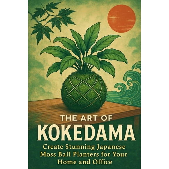 The Art of Kokedama: Create Stunning Japanese Moss Ball Planters for Your Home and Office, (Paperback)