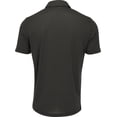 thumbnail image 2 of HA9165 Adidas Men's Ottoman Stripe Polo Shirt Black/Grey Six XL, 2 of 4