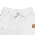 thumbnail image 4 of ZZwxWA Pants for Men Men's Casual Solid Color Pocket Elastic Waistband Straight Full Length Pants Golf Pants Men 50% Off Clear, 4 of 6