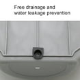 thumbnail image 7 of Wall and Railing Plastic Pots, Hanging Planters with S Hooks, Indoor and Outdoor Half Round Plant Holders for Fence, Balcony or Rails, Display Herb Gardens, Flowers or Plants, 7 of 7