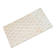 thumbnail image 1 of Alfombra De Franela Para Piso Interior Alfombra De Dormitorio Con Estampado Geoméico 40x60cm Beige Baoblaze Alfombrilla de baño Alfombrilla de baño, 1 of 7