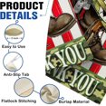 thumbnail image 4 of Memorial Day Soldier Boots Helmet 28x40 House Flag Double Sided, July 4th Patriotic America Flag Thank You Garden Yard Decoration, Veterans Day American Outdoor Décor Decorative Large Flag, 4 of 6