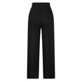 thumbnail image 6 of ABATAB Women's Cotton Linen Harem Pants Casual Loose Fit Pants High Waisted Lounge Summer Trousers with Pockets, 6 of 7