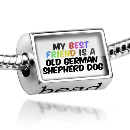 Bead My best Friend a Old German Shepherd Dog from Germany Charm Fits All European