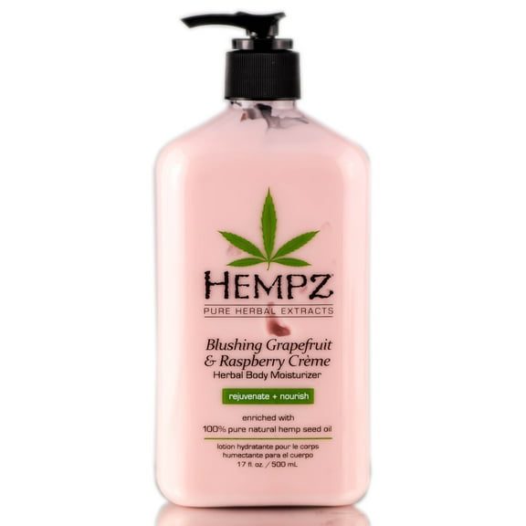 Hempz Blushing Grapefruit & Rasberry Creme Herbal Body Moisturizer 17 oz