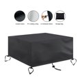 thumbnail image 2 of Square Oxford Fabric Fire Pit Cover Cubierta Impermeable Anti-Uv Para Mesa De Patio Fire Pit 420D Monstrate HA015974-00, 2 of 5