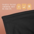 thumbnail image 2 of Jmr Usa Inc. Waffle Weave Thermal Bed Blanket-108x90 Twin Cotton Throw Blankets for Bed, Sofa, Bedroom Decor, Housewarming Gifts, Layering of Hotels & Hospital Bed SheetsCharcoal, 2 of 7