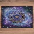 thumbnail image 6 of Ambesonne Geometry Jigsaw Puzzle, Cosmic Mandala Form, Heirloom-Quality Fun Activity for Family Durable Cardboard, 1000 pcs, Multicolor, 6 of 6