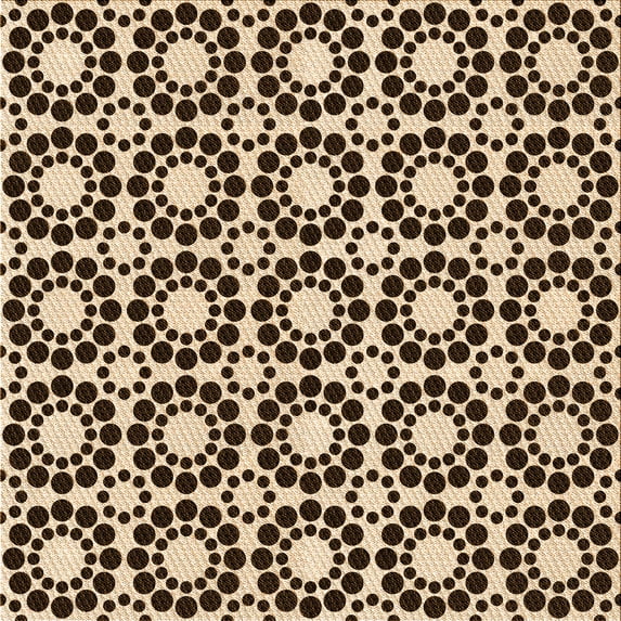 Ahgly Company Machine Washable Indoor Square Transitional Night Red Area Rugs, 4' Square