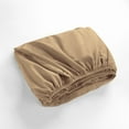 thumbnail image 6 of 700 Thread Count 3 Piece (1- Fitted Sheet + 2- Pillow cover) Quality 15 Inch Deep Pocket 100% Egyptian Cotton Color Taupe Solid Size California King, 6 of 6