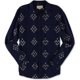 thumbnail image 1 of Camisa con Botones Ralph Lauren Pixel Patchwork para hombre azul extragrande, 1 of 1