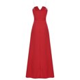 thumbnail image 4 of renvena Womens Off Shoulder Dress Ankle Length Ruffled Maxi Dressing Gown for Wedding Party Red XXL, 4 of 7