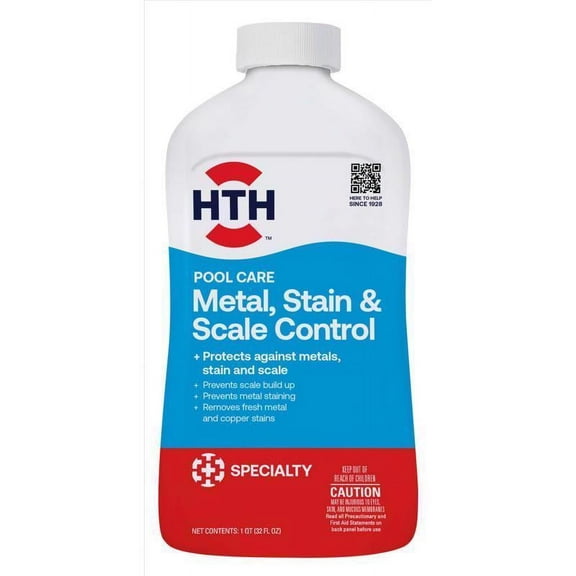 HTH Metal & Stain Defense Swimming Pool Clarifier 1 Quart 67024